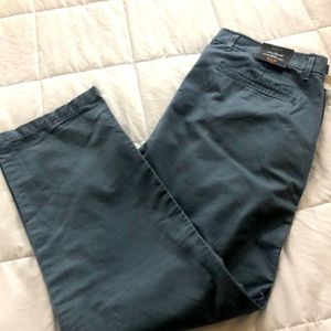 NWT Gap Khakis in Slate Blue Size 36/32